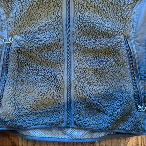 Patagonia Synchilla Retro-X Brown Fleece Vest Women’s Small Deep Pile - Picture 7 of 15